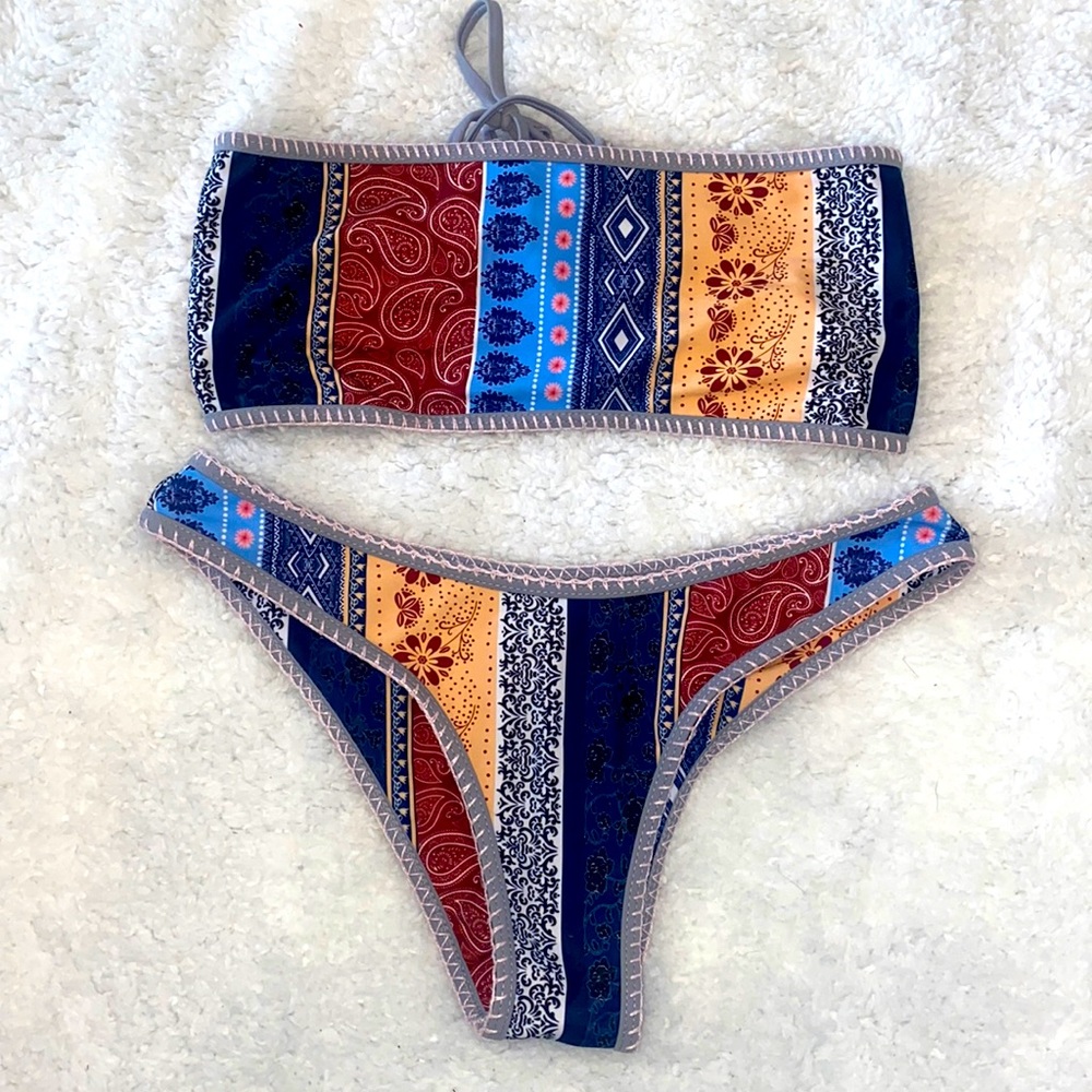 L Zaful Bathing Suit